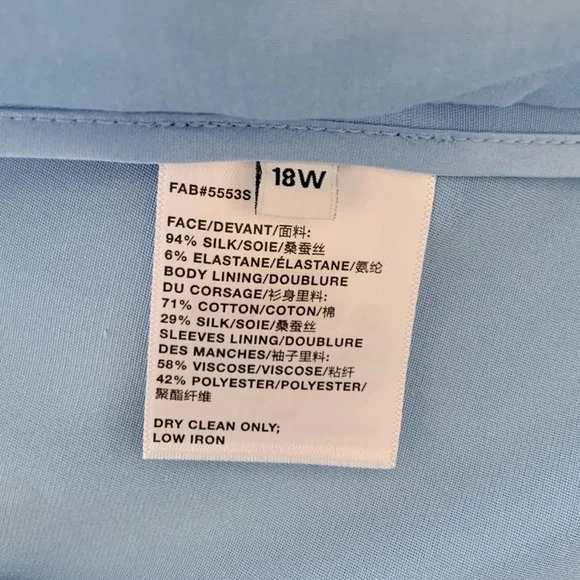 Lafayette 148 NY Silk Crepe De Chine Blazer